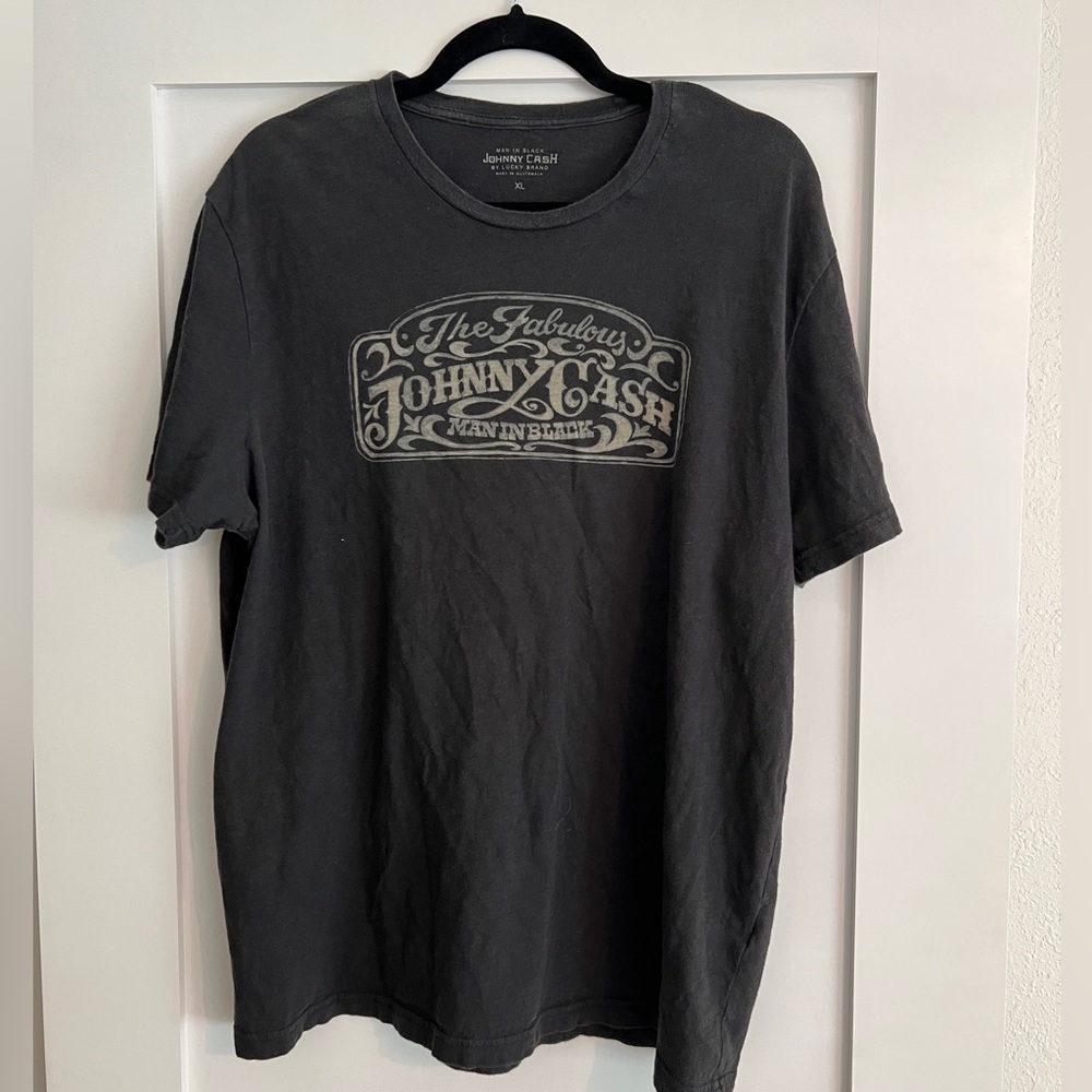 Barely Worn XL Lucky Brand Johnny Cash Tee